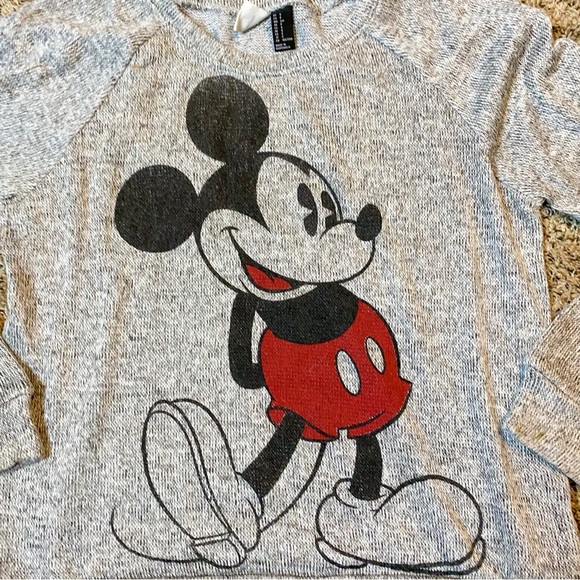 Forever 21 gray Mickey Mouse knit sweater Disney - Picture 2 of 2
